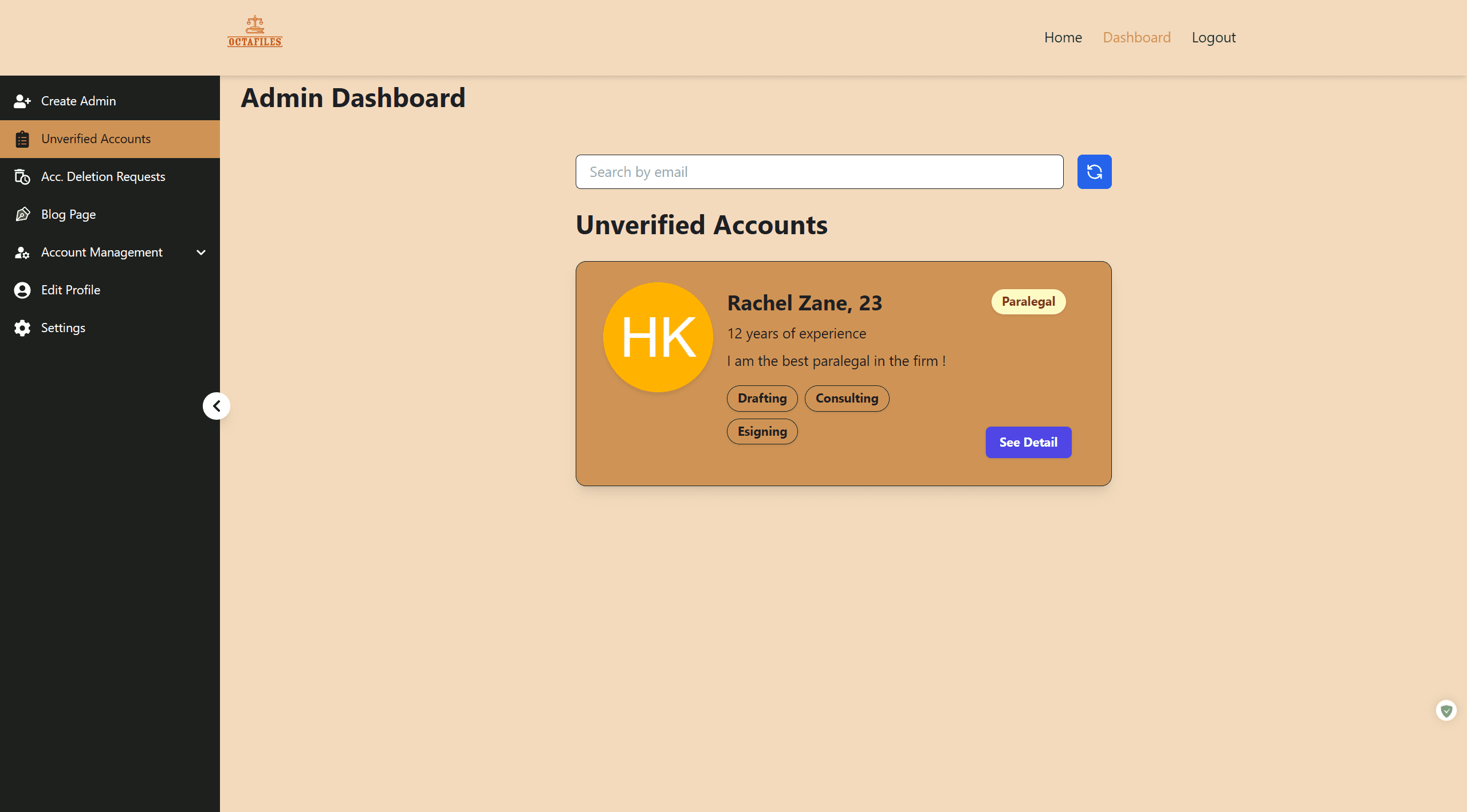 Octafiles - Attorney Booking Platform - 10
